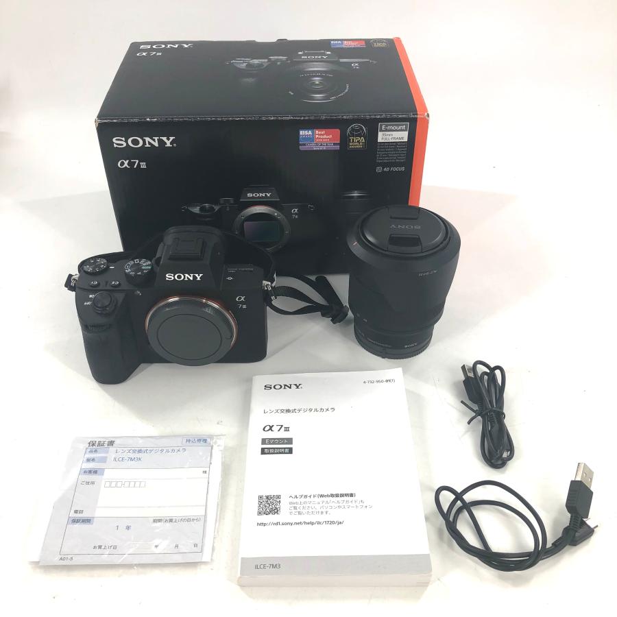 SONY ソニー a7III ILCE-7M3K ズームレンズキット ミラーレス一眼レフ 