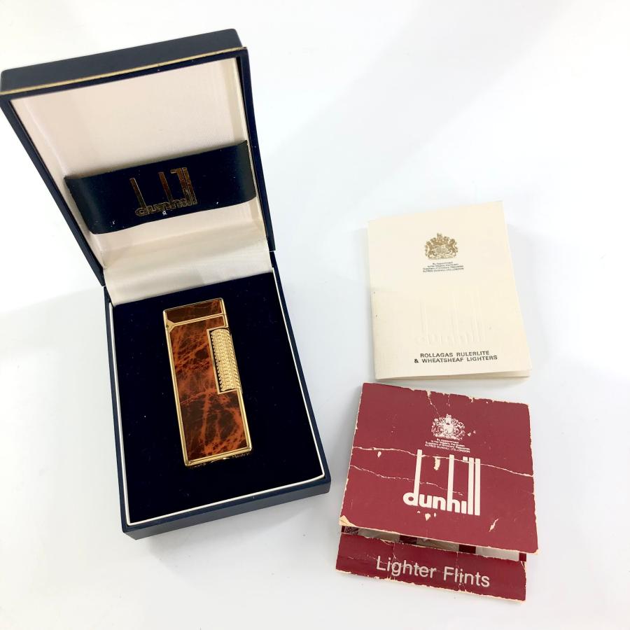dunhill ダンヒル ローラーガスライターうるし 漆 着火確認済 GP 箱 