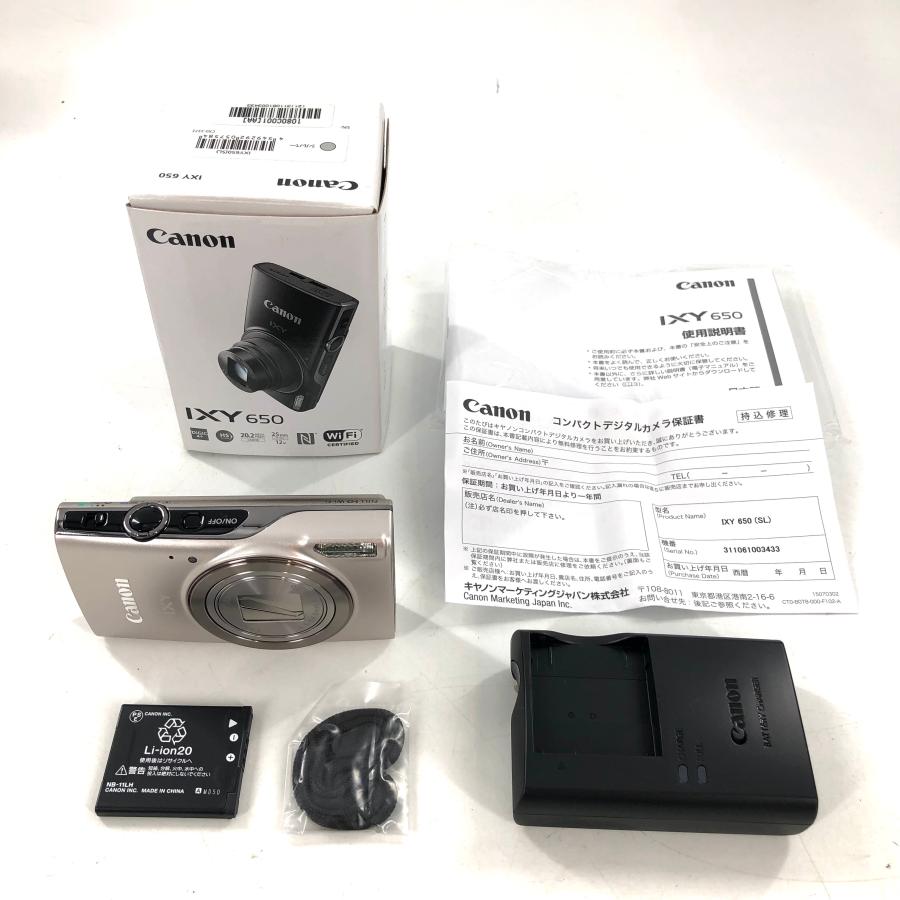 Canon キヤノン IXY650 デジタルカメラ 4.5-54.0mm 1:3.6-7.0 シルバー 
