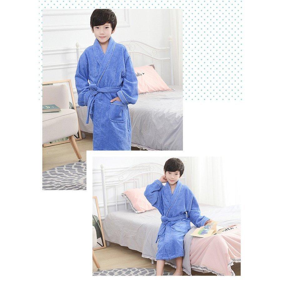 女の子/男の子お揃い冬用ナイトガウンもこもこ暖かい冬用ふわもこ防寒ルームウェアガウン部屋着着る毛布|fun-style-import|05