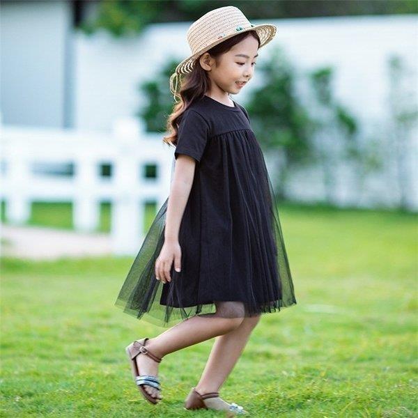 公式サイト 子供服おしゃれ安い女の子ワンピース春夏子供ドレス ワンピースキッズ子供服 女の子夏キッズワンピース半袖ワンピースチュール無地チュニック子供ドレスお姫様おしゃれカジュアル可愛い小学生新品 子ども服 Aiwr Org