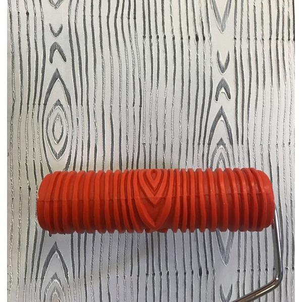 ペイント ローラー 模様 壁 木目 7インチ ハンドル付き エンボス加工 di0133Fun World 通販 Yahoo!ショッピング