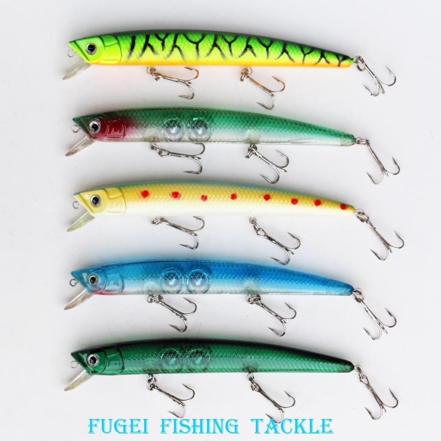 ルアーフィッシング用 ミノータイプ ハードルアー 10個セット 18g/15cm