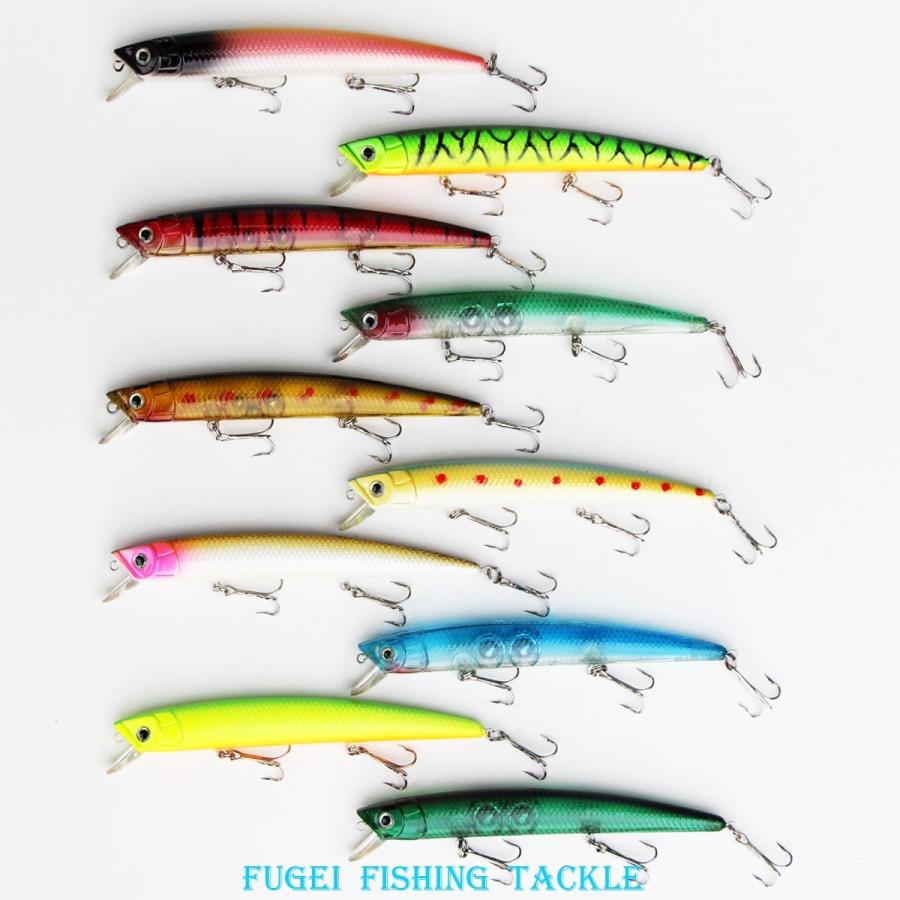ルアーフィッシング用 ミノータイプ ハードルアー 10個セット 18g/15cm