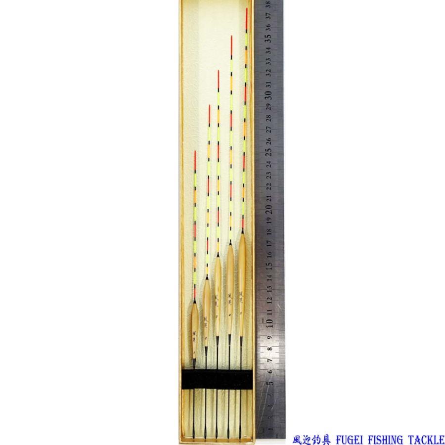 深宙つり用 萱 へら浮き ロングトップ 5本 セット 全長25〜37.5cm