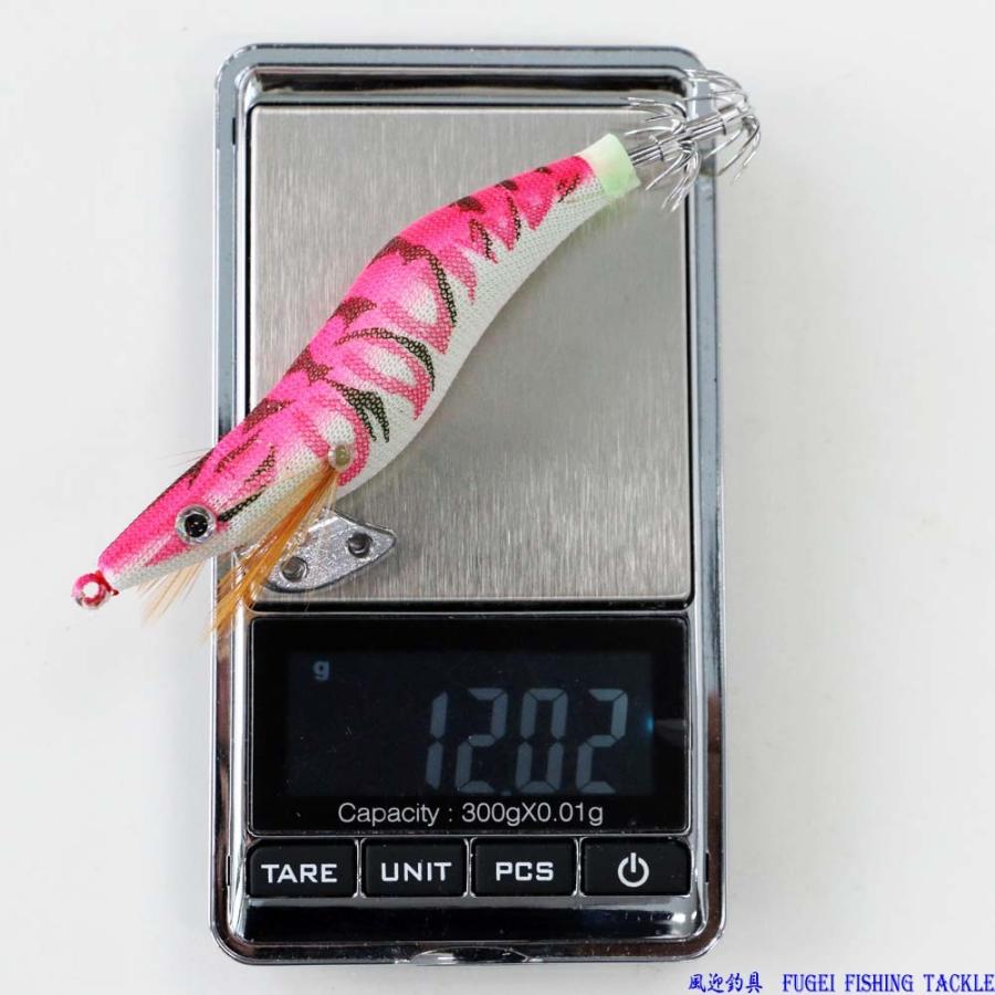 釣具 仕掛け 夜光 エギ 2.0/2.5/3.0号 20個セット ピンク・オレンジ系