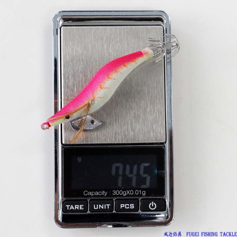 釣具 仕掛け 夜光 エギ 2.0/2.5/3.0号 20個セット ピンク・オレンジ系