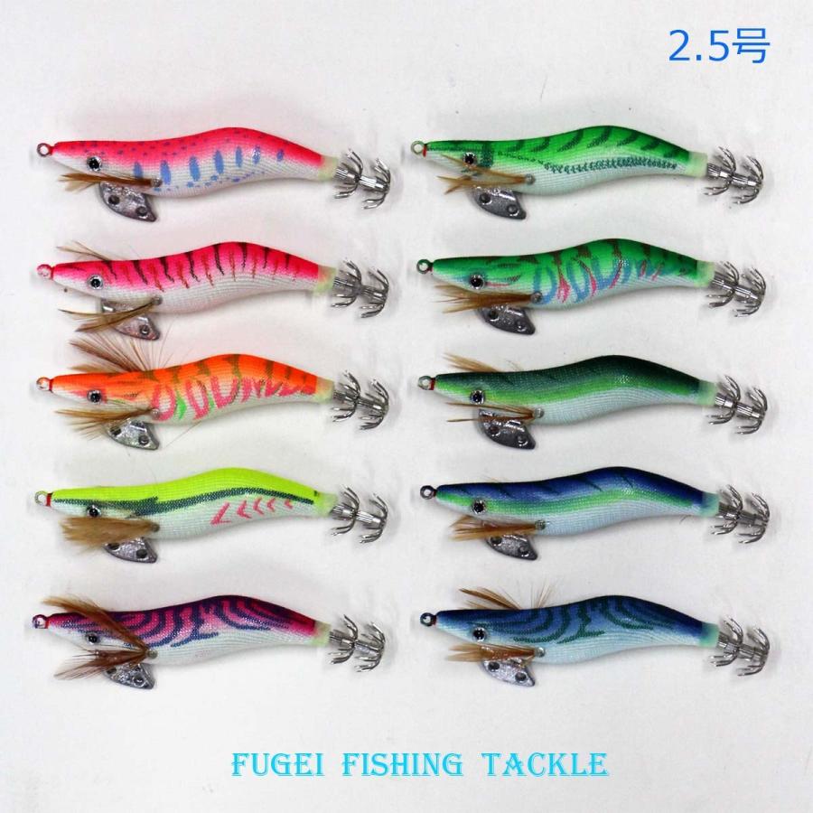釣具 仕掛け 夜光 エギ 餌木 20本 セット 2.0号/2.5号 Y20egi2025h20kC