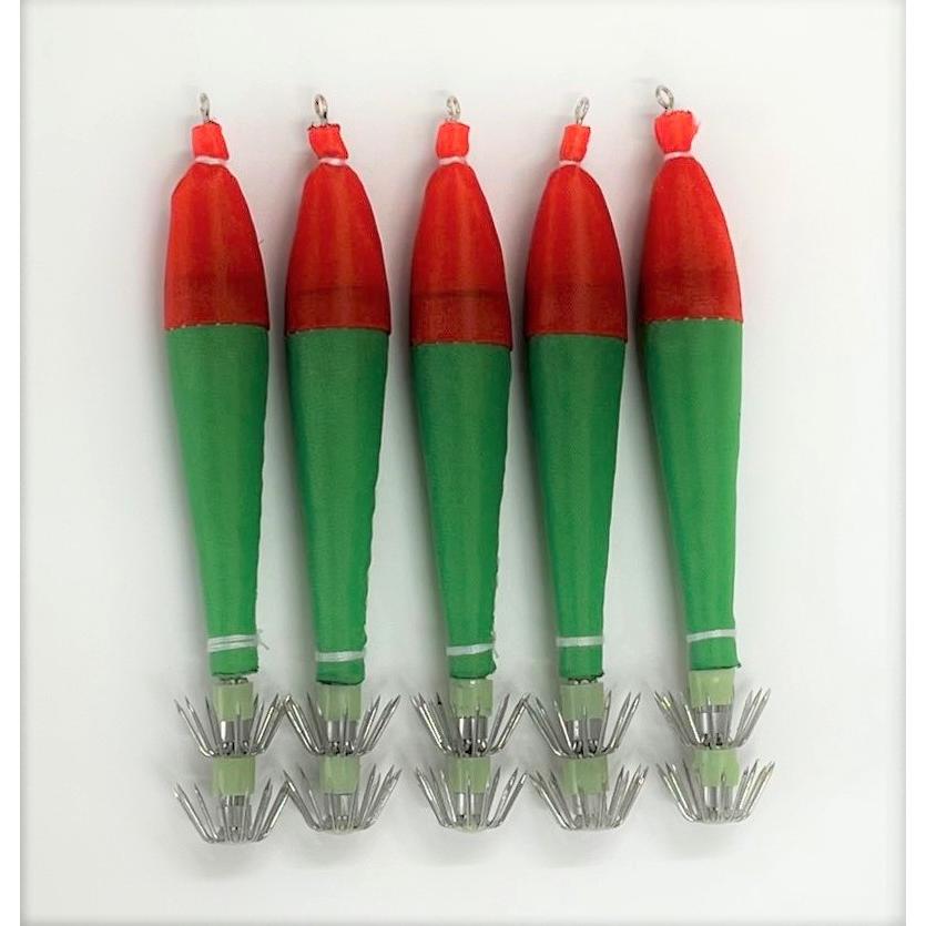 釣具 仕掛け 夜光 4 0号 浮きスッテ 赤 緑 30本 セット Ysute40hrg30 アオリイカ ヒイカ 等 用 イカ 釣り 仕掛け sute Rg30 風迎釣具 通販 Yahoo ショッピング