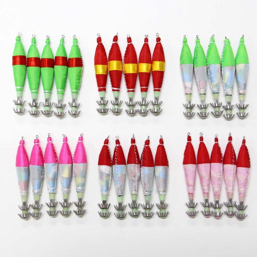 浮きスッテ 夜光 2 5号 約8 5cm 6色 30本 Ysute25hh30 イカ釣り 仕掛け イカスッテ sute25hh30 風迎釣具 通販 Yahoo ショッピング