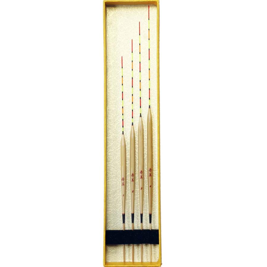 釣具 かや 萱 へら 浮き 4本 セット 丹美 全長約24〜30cm Y13DANM40 