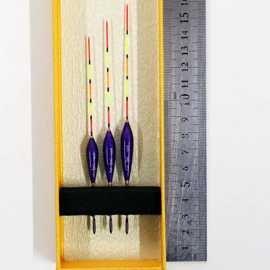 浅ダナ へら浮き ムクトップ 多美 全長12/13/14cm 3本セット