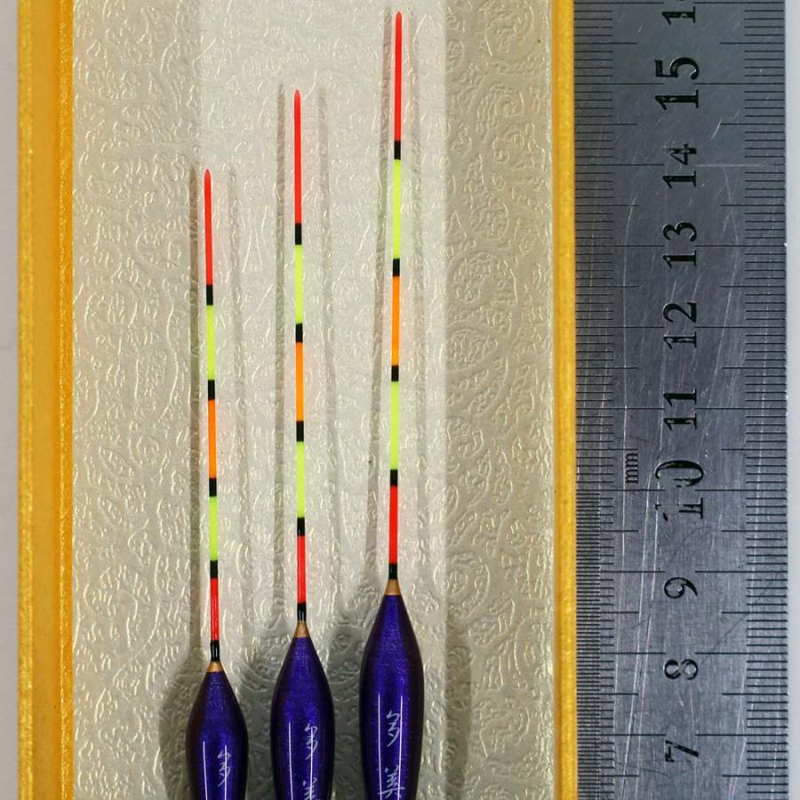 浅ダナ へら浮き ムクトップ 多美 全長12/13/14cm 3本セット