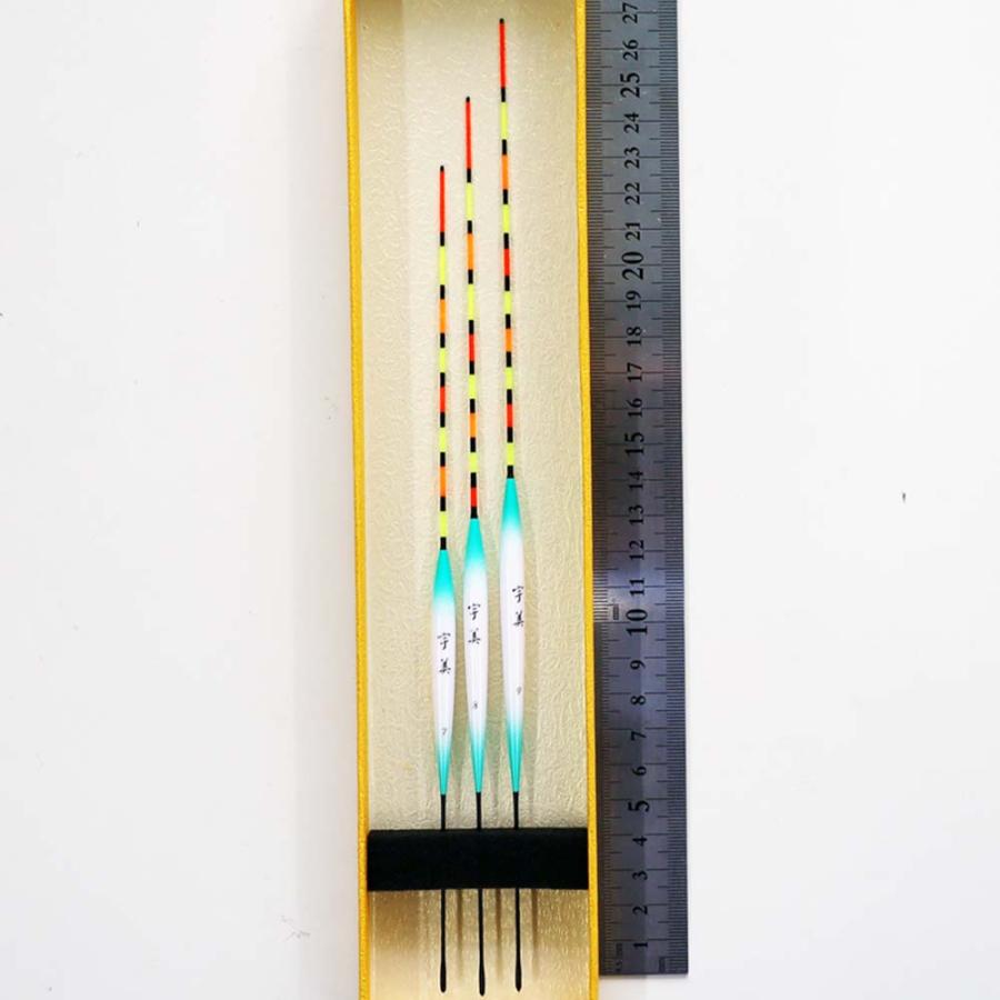 ヘラブナ 釣用 へら浮き ウキ 3本セット Y13umi789 全長23/25/27cm