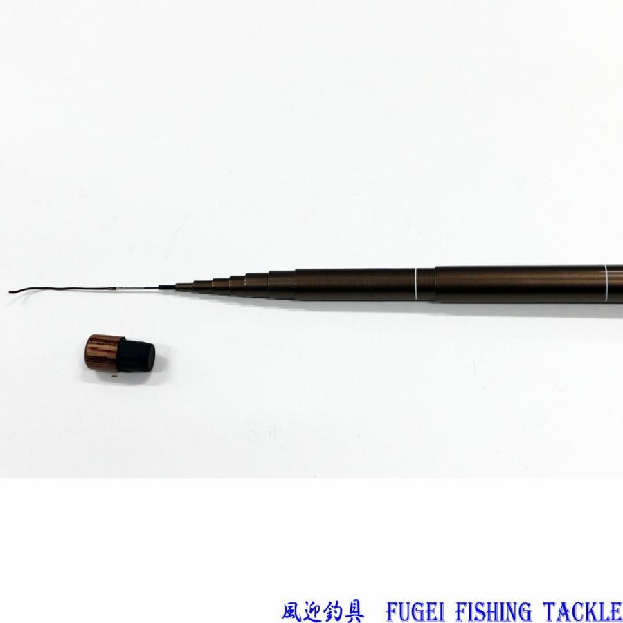 硬調 カーボン 渓流竿 FUGEI 630 全長約6.3m 自重約202g 軽い 回転式