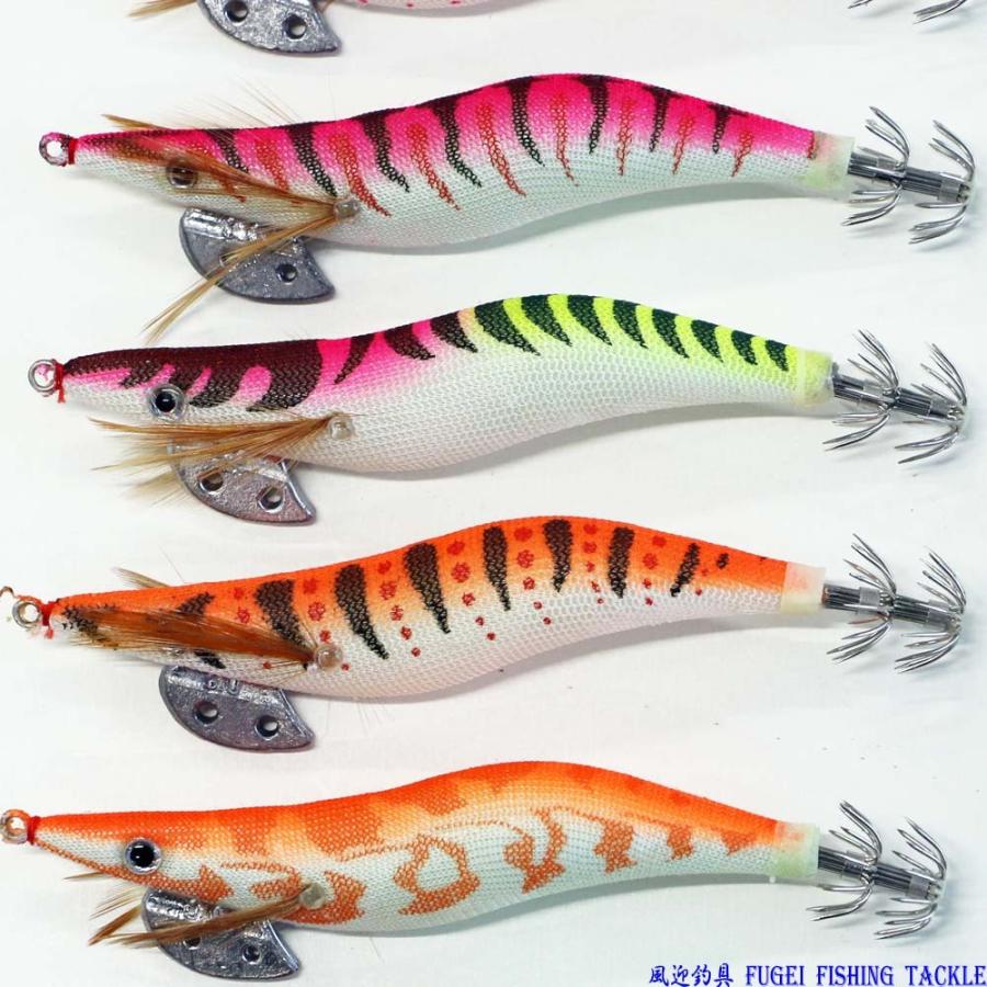 釣具 仕掛け エギ 20本 セット 3.0/3.5号各10本 アオリイカ等 イカ釣り