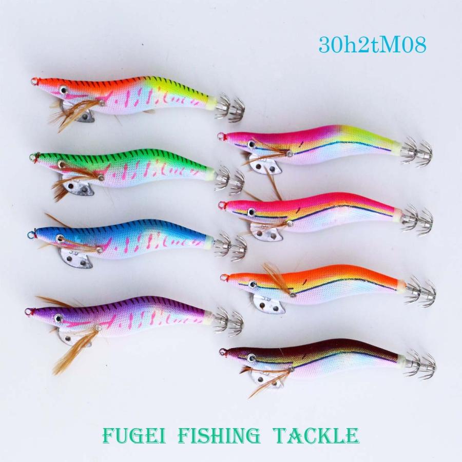 エギ 3.0号 釣り エギ 餌木 新型 3.0号 8本 セット ベース(下地)カラー