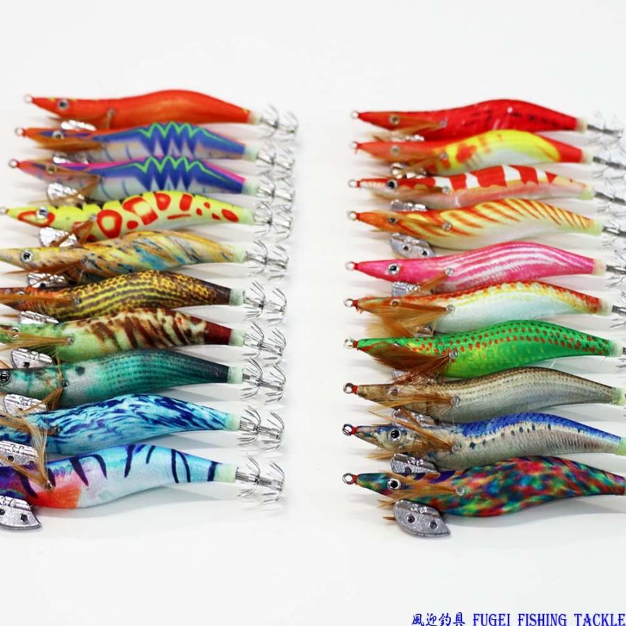 エギ・餌木セット3号 20本セット 釣り エギ 餌木 20本 セット 2.0/2.5