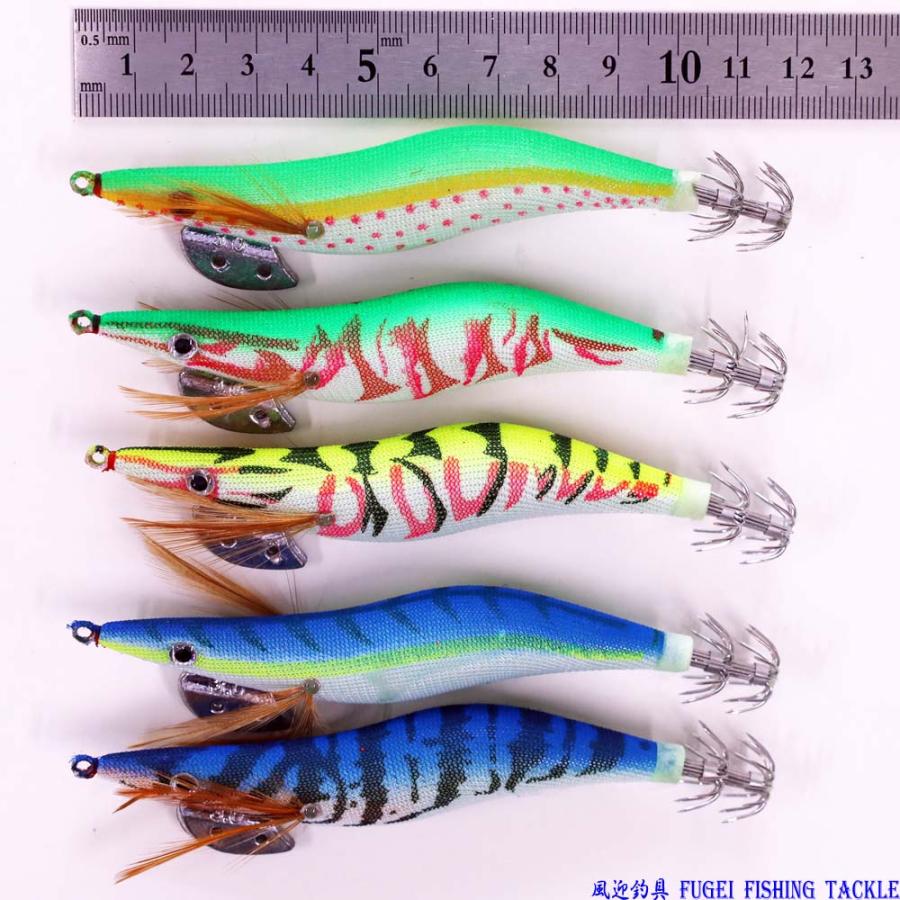 釣具 仕掛け 夜光 イカ釣り エギング エギ 餌木 3.0号 10個 セット