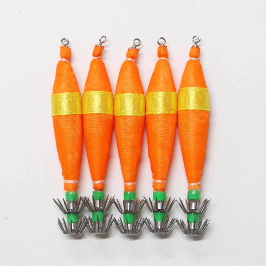 夜光 浮きスッテ 2.5号 5本セット 色選択できます イカ釣り エギング