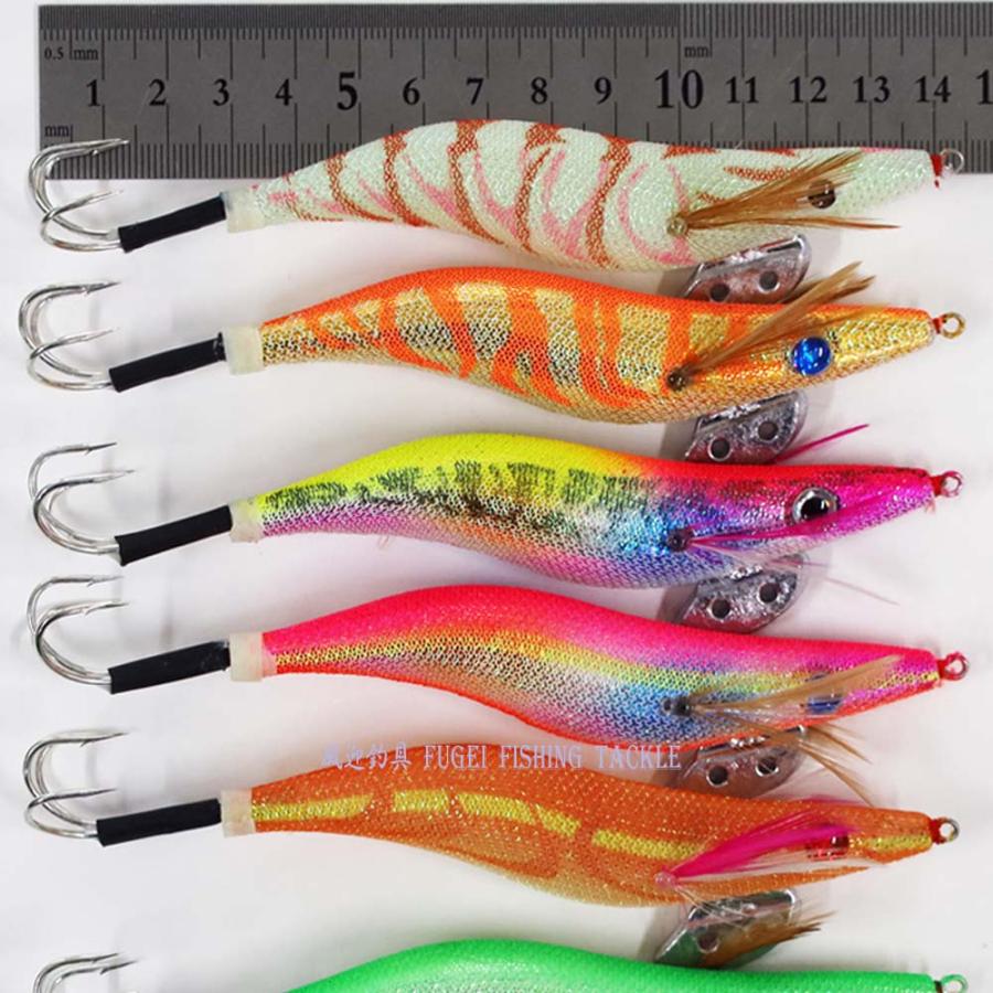釣具 蛸 タコ釣り エギ ラトル入り 3.5号 8色柄 8本 セット