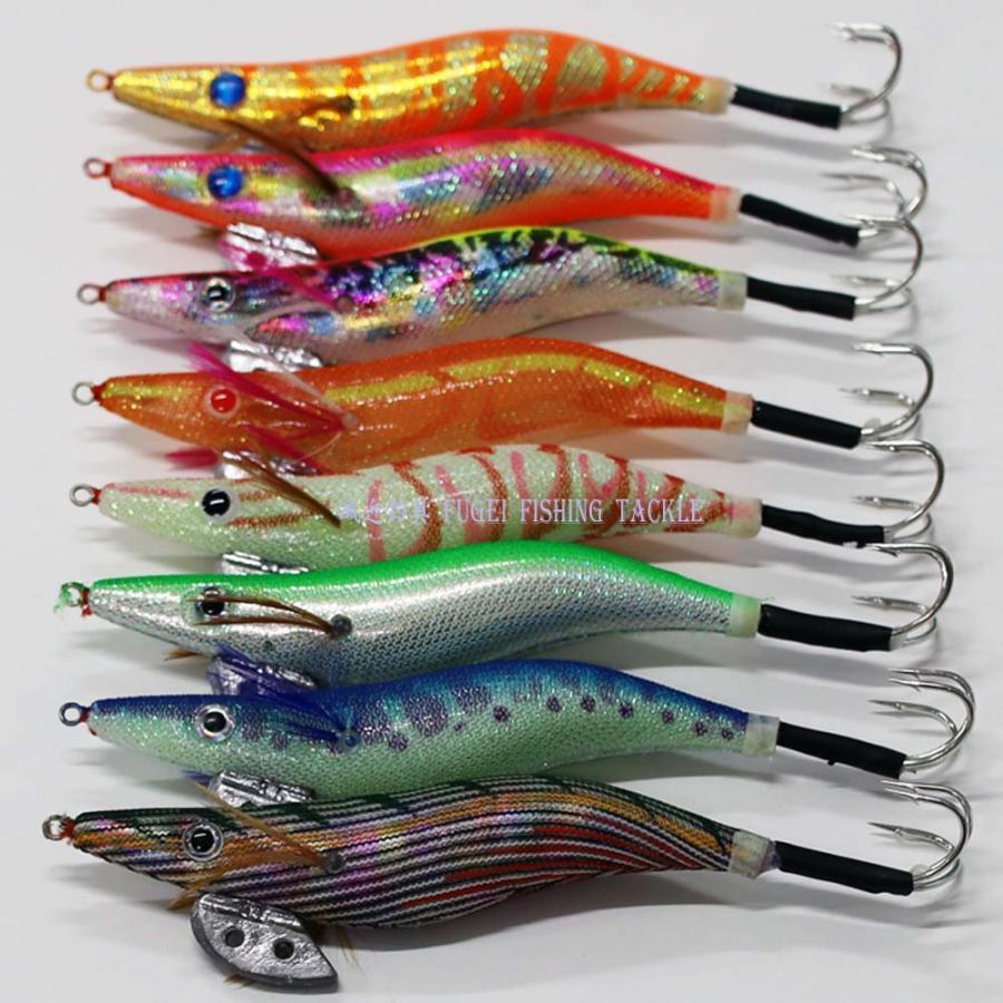 釣具 蛸 タコ釣り エギ 3.5号 8色柄 8本 セット Y20takoegi35h8D