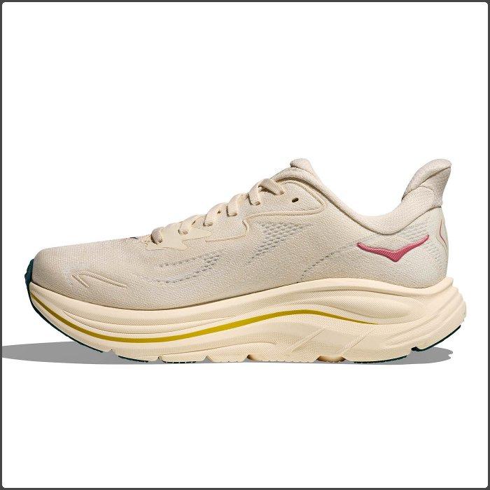 爆買 ホカ レディース ランニングシューズ クリフトン 10 マラソン 長距離 ジョギング 運動靴 厚底 スポーツ トレーニング ベージュ HOKA 1162031 | HOKA ONEONE | 01