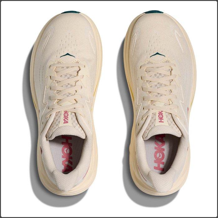 爆買 ホカ レディース ランニングシューズ クリフトン 10 マラソン 長距離 ジョギング 運動靴 厚底 スポーツ トレーニング ベージュ HOKA 1162031 | HOKA ONEONE | 02