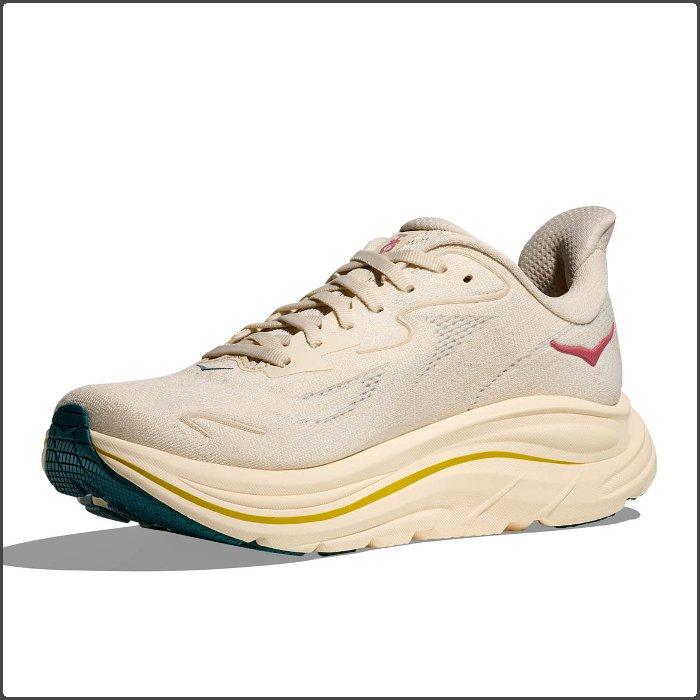 爆買 ホカ レディース ランニングシューズ クリフトン 10 マラソン 長距離 ジョギング 運動靴 厚底 スポーツ トレーニング ベージュ HOKA 1162031 | HOKA ONEONE | 05