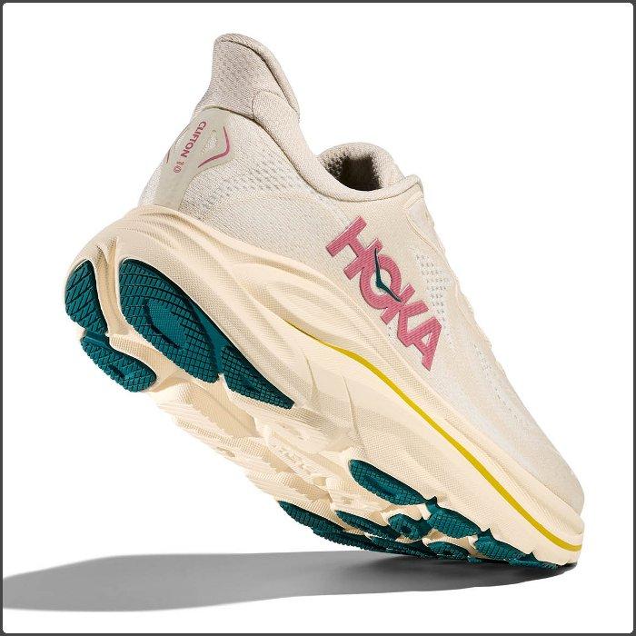 爆買 ホカ レディース ランニングシューズ クリフトン 10 マラソン 長距離 ジョギング 運動靴 厚底 スポーツ トレーニング ベージュ HOKA 1162031 | HOKA ONEONE | 06
