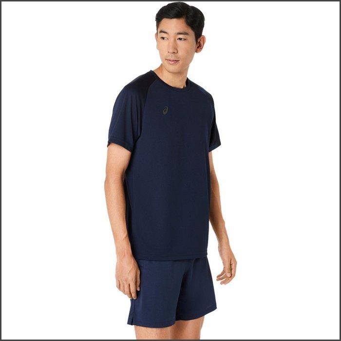 爆買 アシックス メンズ Tシャツ レディース 男女兼用 ランニング サッカー バレーボール バスケットボール スポーツウェア トレーニング 黒 白 asics 2033C042 | ASICS | 01