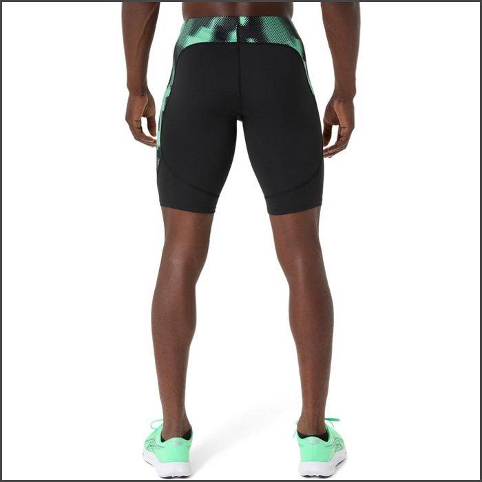 【新品未使用】asics スパッツ サイズM ASICS（アシックス） 爆買 メンズ ミドルタイツ ランニング マラソン