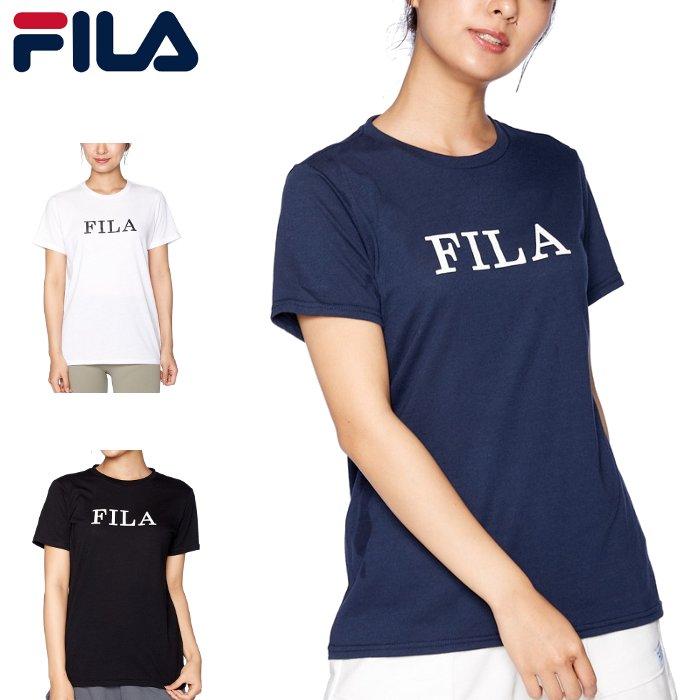 爆買 フィラ レディース 半袖Tシャツ トレーニング ランニング 運動 スポーツウェア FILA 411653 | FILA