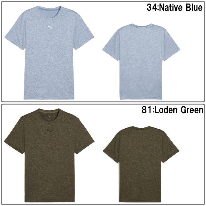 プーマ メンズ Tシャツ 半袖 シャツ トレーニングウェア ランニング 運動 スポーツ ブラック ブルー puma 527378 | PUMA | 05