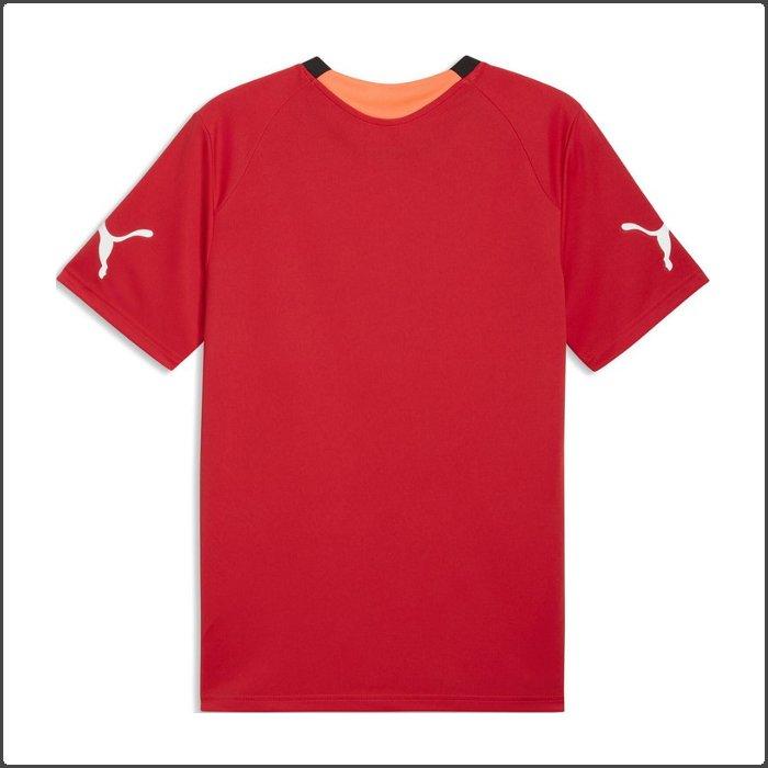 浜松開誠館サッカー部練習着Puma サッカーシャツ 赤 PUMA（プーマ） 爆買 半袖シャツ+ショーツ 上下セット メンズ サッカー