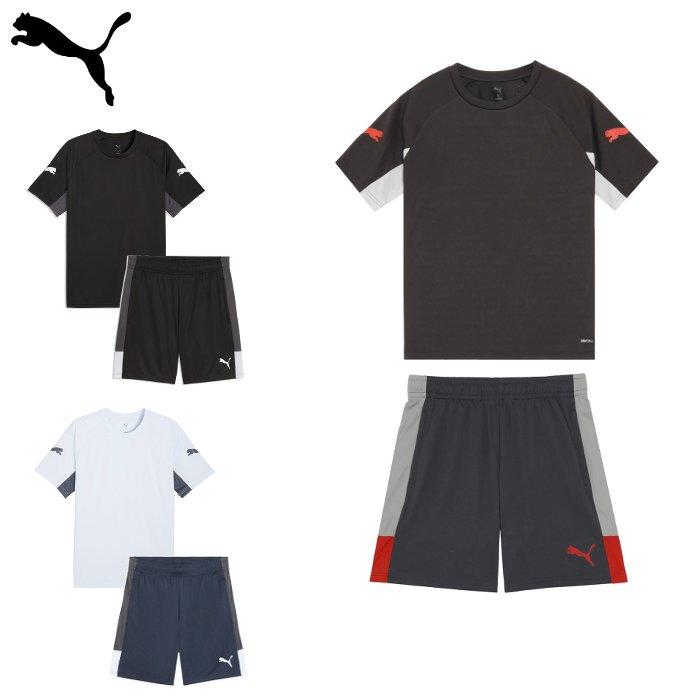 PUMA（プーマ） 半袖シャツ+ショーツ 上下セット メンズ サッカー