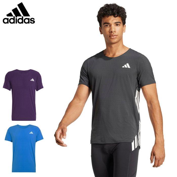 adidas（アディダス） メンズ アディゼロ ランニング半袖Tシャツ