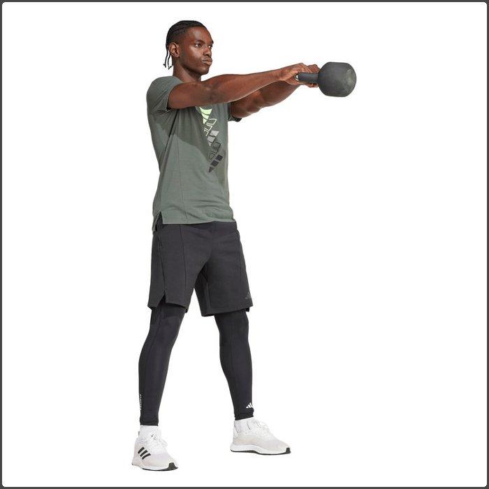 アディダス メンズ タイツ スポーツウェア トレーニング レギンス ランニング テックフィット コンプレッション ブラック adidas JTE80 | adidas | 05