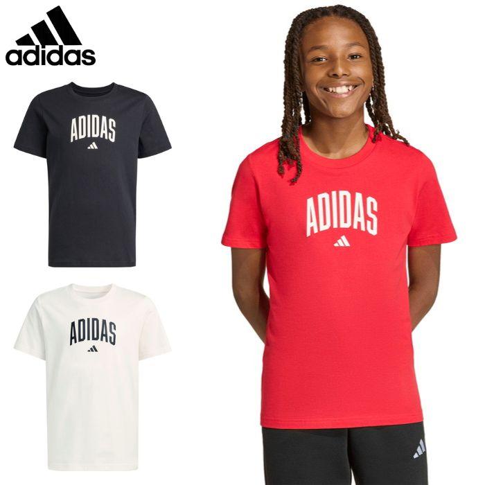adidas（アディダス） ジュニア Tシャツ 半袖 キッズ ウェア 子ども
