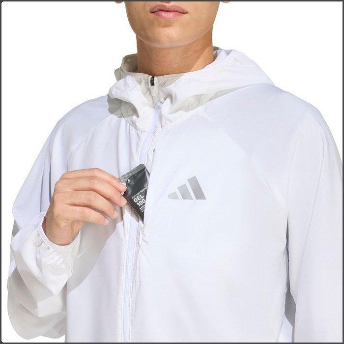 爆買 アディダス メンズ ランニングジャケット マラソン 陸上 ランナー トレーニング スポーツウェア 軽量 ブラック ホワイト adidas TZ628 | adidas | 03