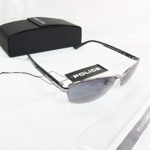 POLICE サングラス ブラック ケース付き　ポリス POLICE AG 新品 高級 ポリス サングラス ケース付き レンズ拭き