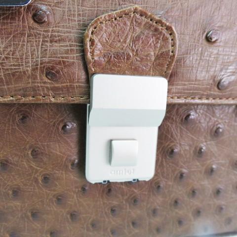 BM 美品 本物 高級 オーストリッチ セカンドバッグ ハンドバッグ