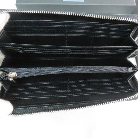 クロコダイル crocodile ラウンドファスナー カイマン 黒 ブラック RB 長財布 カイマン クロコダイル ラウンド ファスナー わに 黒