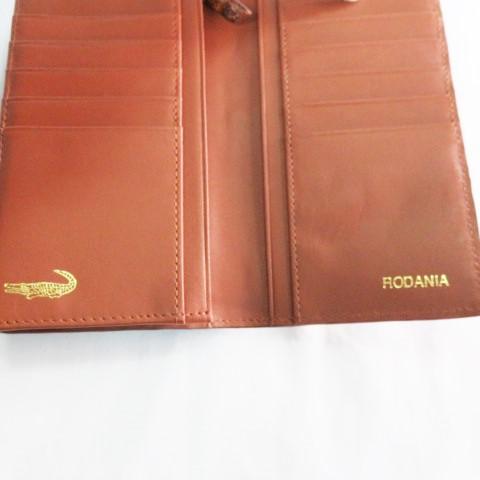 RODANIA（ロダニア） HD 新品 本物 クロコダイル 二つ折り 長財布