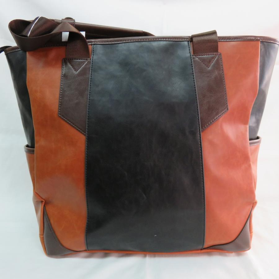 正規品】【45000円程のお品】CHUBBY ラインフリンジトートバッグ／ 茶 