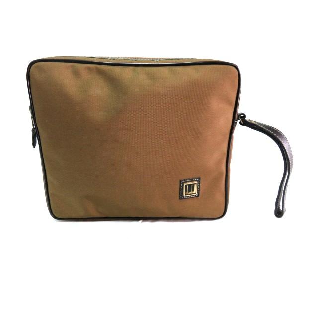 IP 高級 人気 dunhill ダンヒル セカンドバッグ サブバッグ カーキ 