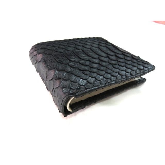LP 新品 高級 RODANIA ロダニア 本物 クロコダイル 二つ折り財布 