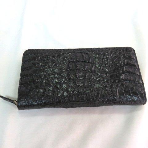MP 新品 RODANIA ロダニア 本物 クロコダイル ラウンドファスナー 長