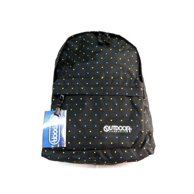 OS OUTDOOR アウトドア ドット柄 リュックサック デイパック 42cm 19L