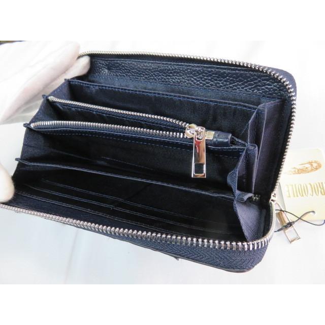 ZC 新品 高級 本物 上質 クロコダイル ラウンドファスナー 長 ZC 新品 高級 本物 上質 クロコダイル ラウンドファスナー 長